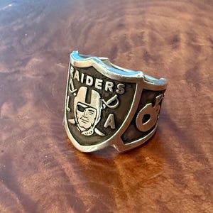 Oakdale Raiders STABLER 12 Schlange Sterlingsilber Ring USA