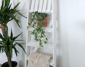 Step Ladder REDELIKE Vintage 1950-70 39 s Shabby Chic Wedding Decor - Storage for plants, baskets, blankets, books etc, Plant Stand, Shoe Rack