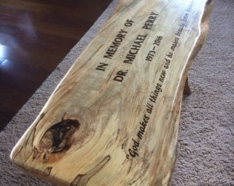 Memorial Bench Etsy
