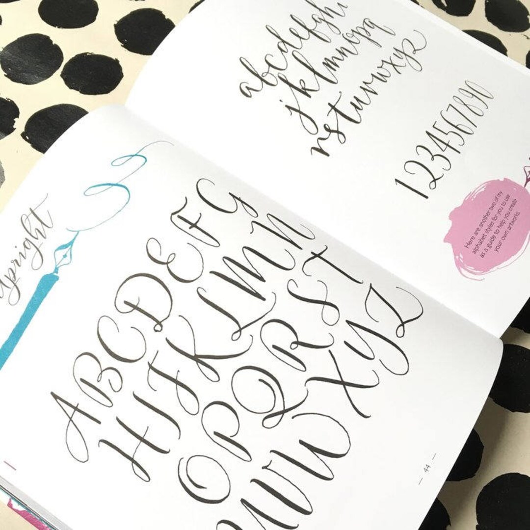 Brush Lettering and Modern Calligraphy Kit Learn at Home 