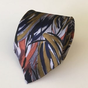 Ted Lapidus tie, silk luxury men&#39;s tie, high end tie, men&#39;s designer tie, silk tie, in gray, black, brown, dark blue and red