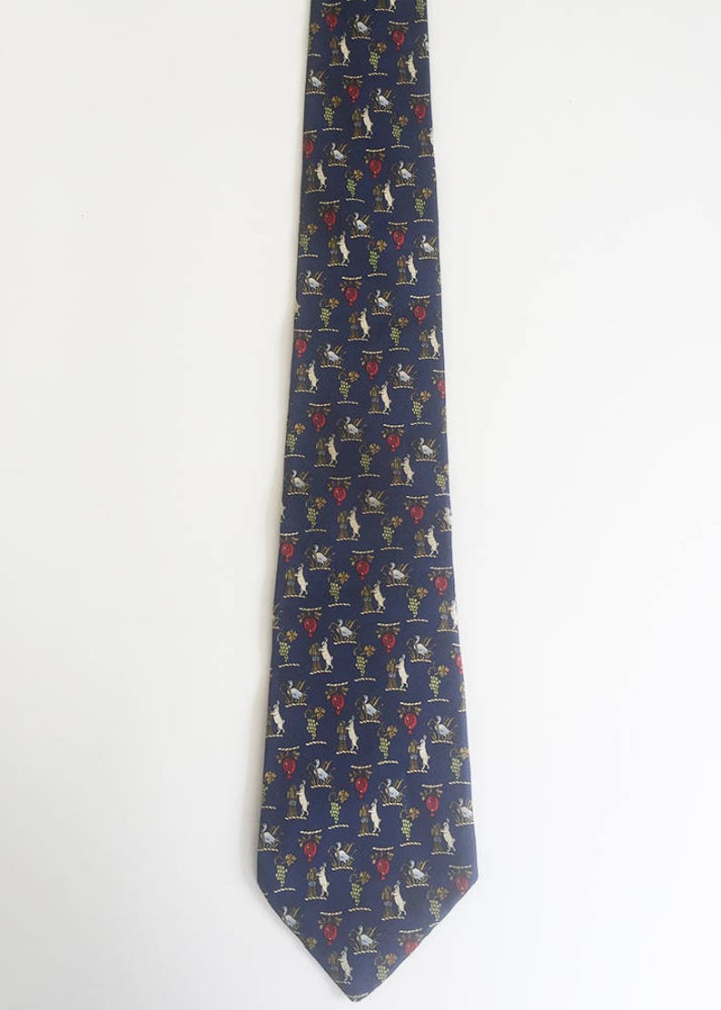 Salvatore Ferragamo Tie: High End Tie Silk Luxury Men's - Etsy