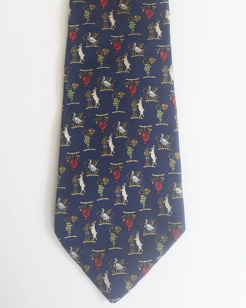 Salvatore Ferragamo Tie: High End Tie, Silk Luxury Men's Tie, Men's ...