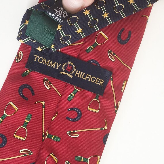Tommy Hilfiger tie: Polo tie, silk luxury men's t… - image 4