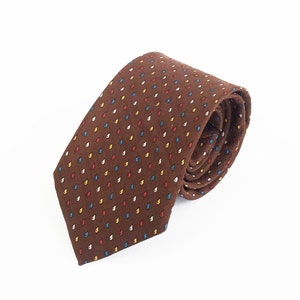 David Lawrence tie: men&#39;s designer tie, high end tie,  luxury men&#39;s tie, stylish tie, trendy tie, brown tie