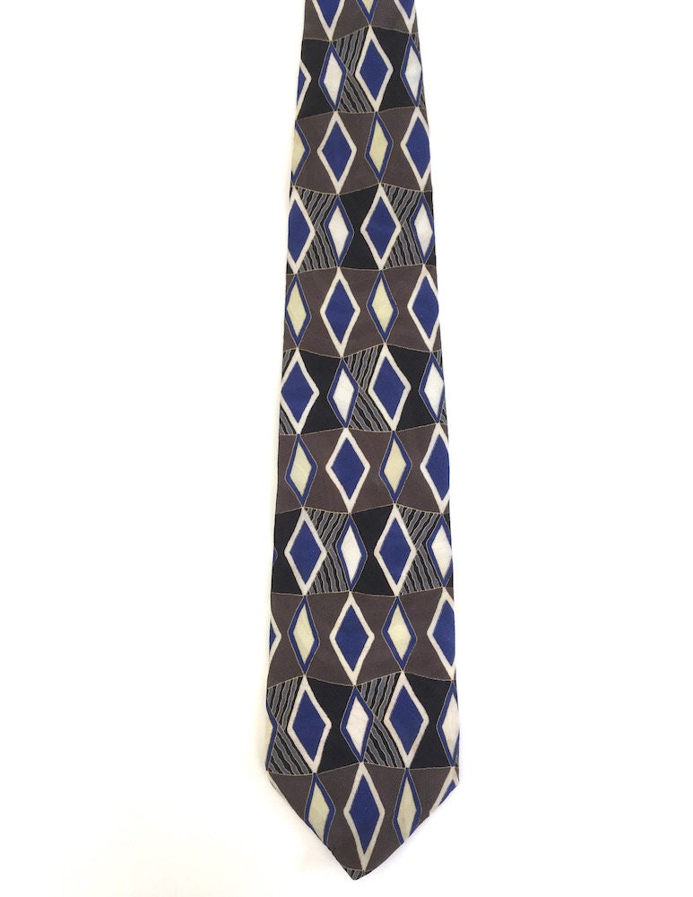 Geometric Geoffrey Beene Tie: High End Tie Stylish Tie - Etsy