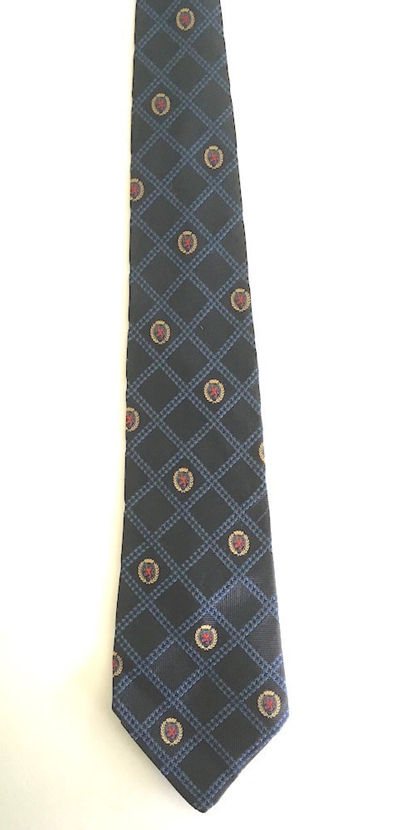 Tommy Hilfiger Tie: Crest Tie Men's Designer Tie High - Etsy