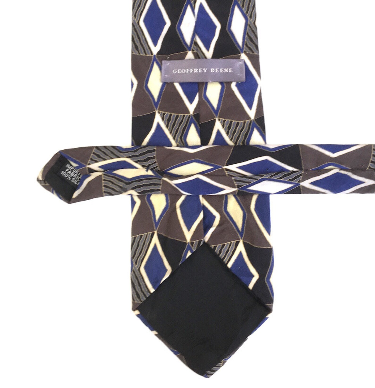 Geometric Geoffrey Beene Tie High End Tie Stylish Tie Etsy