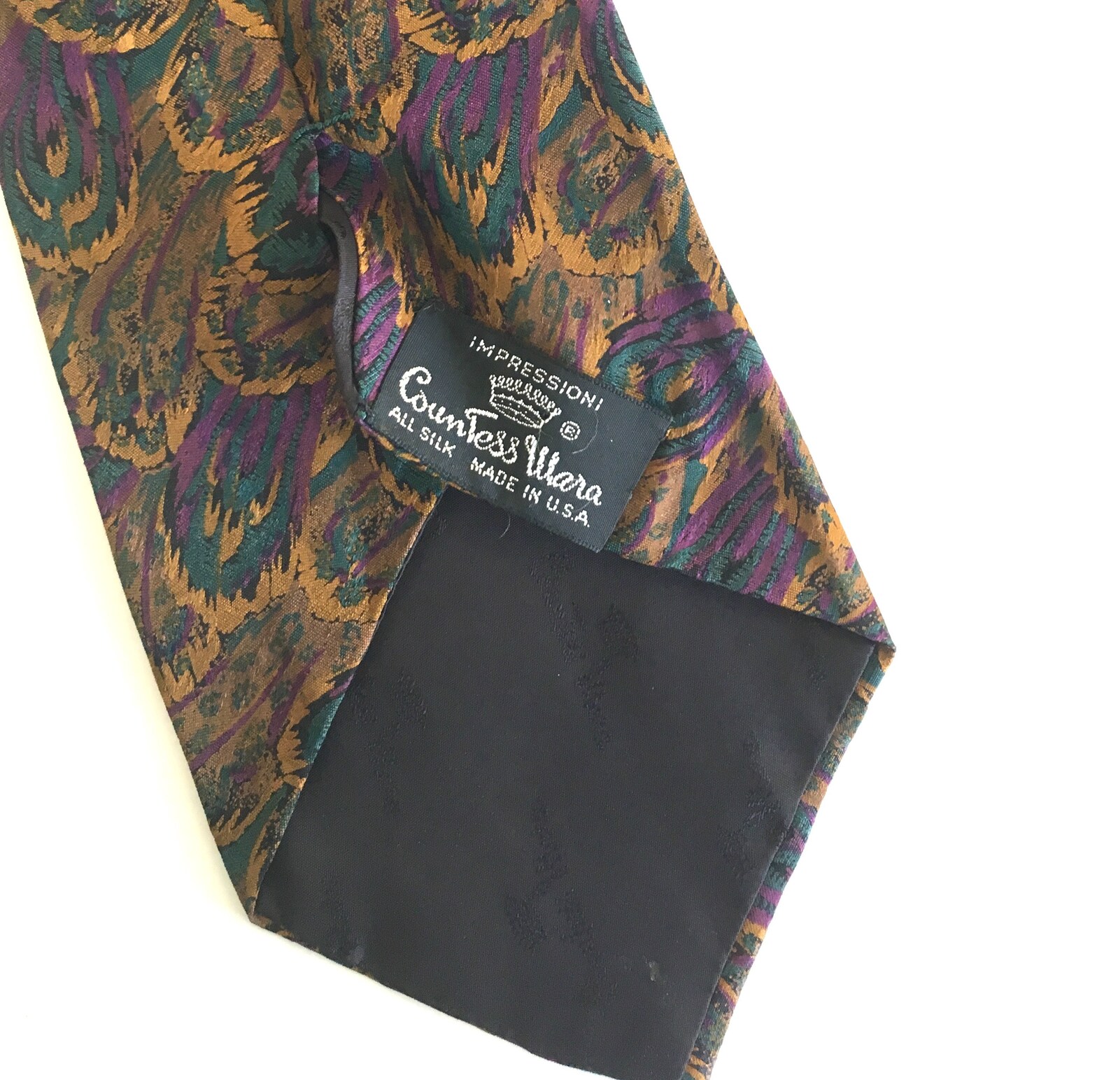 Countess Mara Tie: Men's Designer Tie Awesome Tie Silk - Etsy
