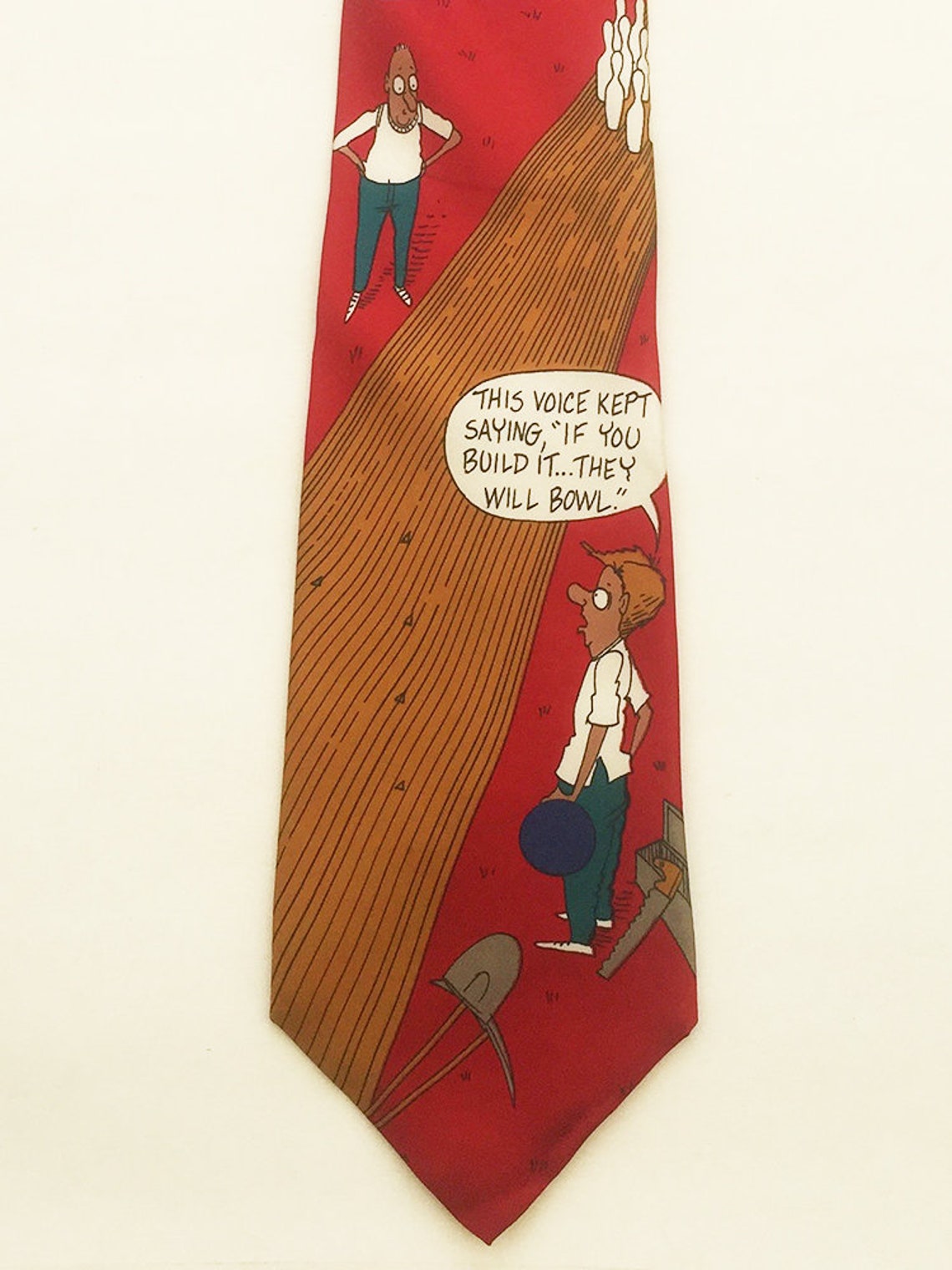 Bowling Tie Fun Tie Unique Tie Wacky Tie Awesome Tie Etsy
