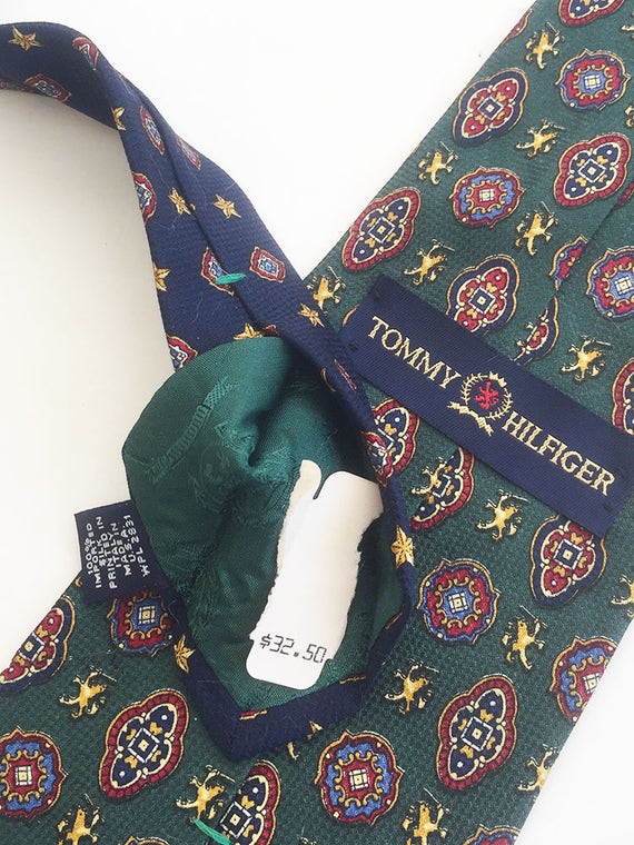 Tommy Hilfiger tie: men's designer tie, high end … - image 4