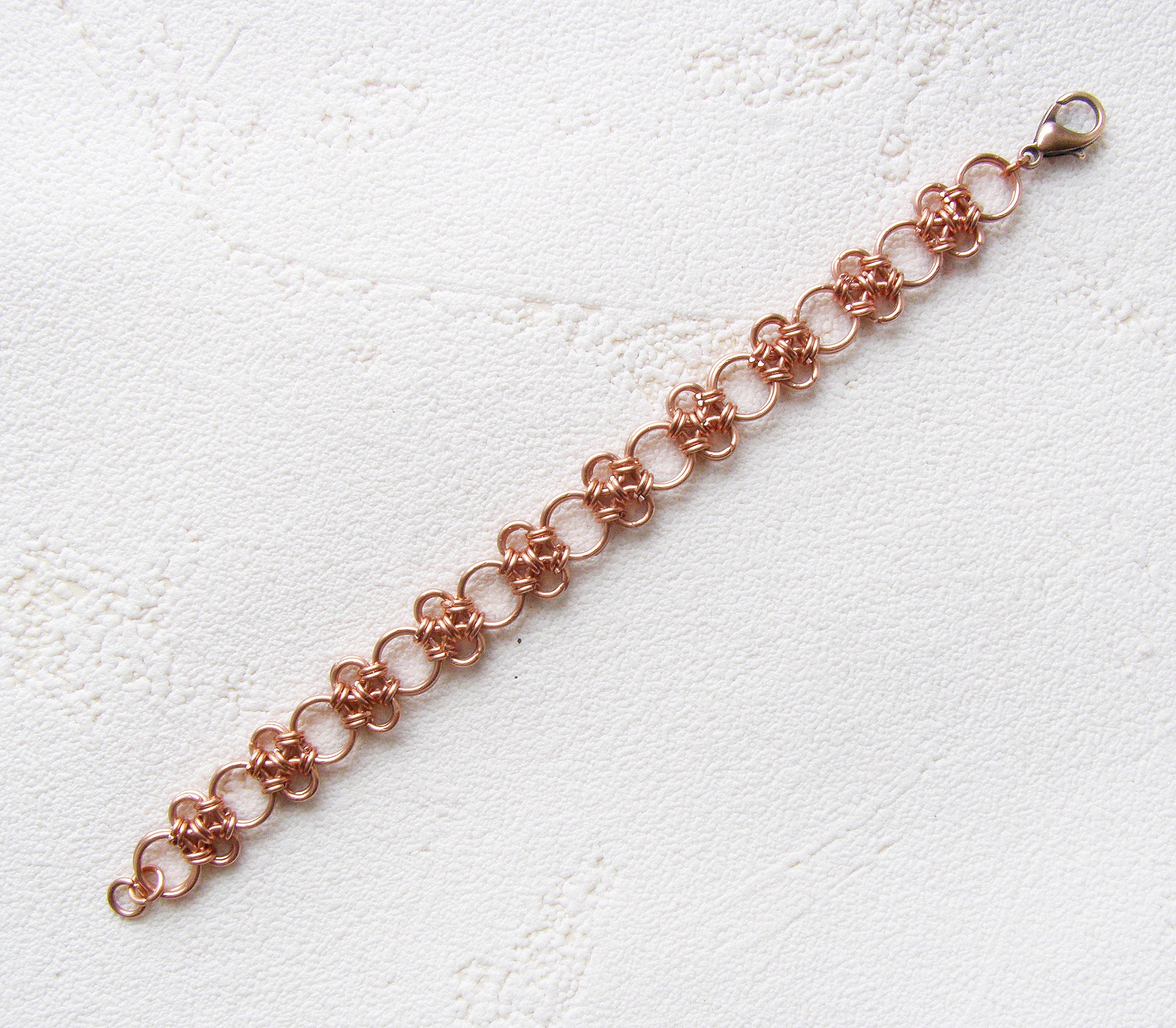 送料無料 通販  Link Сhain Bracelet Copper Bracelet O Bracelet Circle アクセサリー