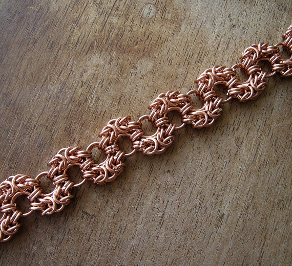 Pure Copper Chain Necklace Medieval Jewelry Chainmail Jewelry Bold Chunky  Chain Choker Link Chain Necklace Boho Jewelry Vintage Style Chain -   Canada