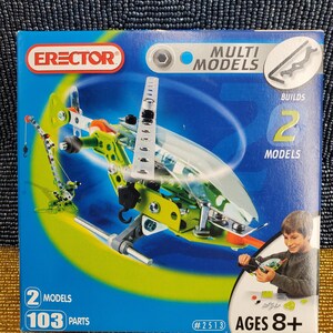 Erector (Meccano) Multi Models Baukastenkonstruktion aus zwei verschiedenen Modellen