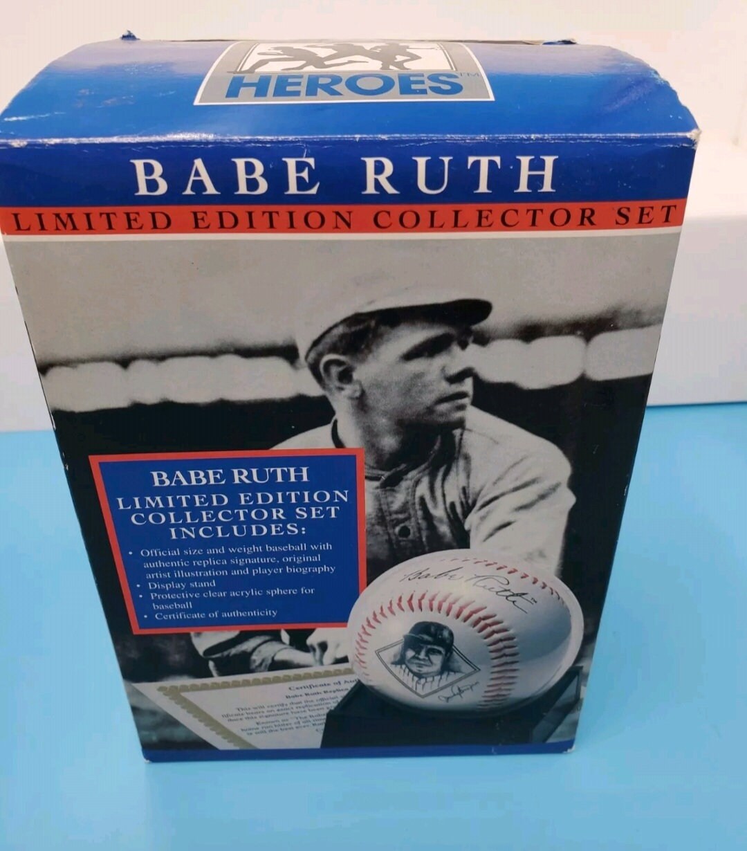 All Star Heroes Babe Ruth Limited Edition Baseball Collector Signature ...