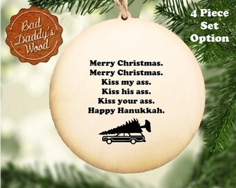 Funny Ornament Humorous Holiday Gift Funny Christmas Gift Humorous Gift Christmas Vacation Griswold Family Christmas Holiday Movie Gift Kiss