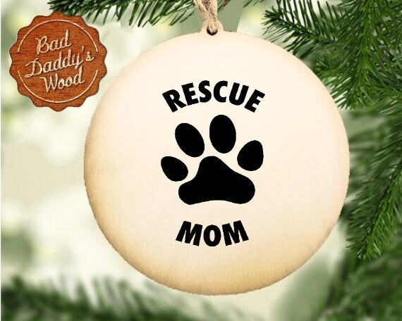 dog mom ornament