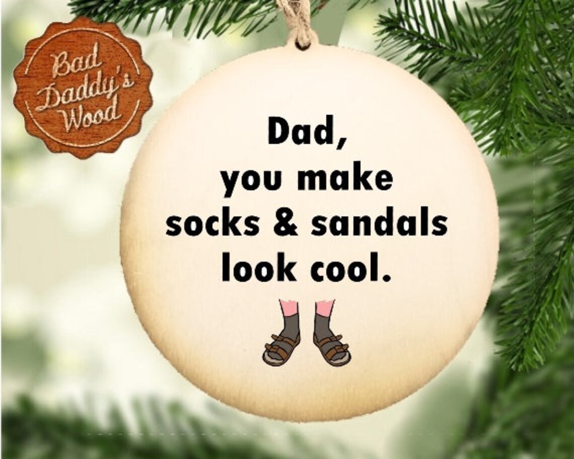 socks with sandals dad