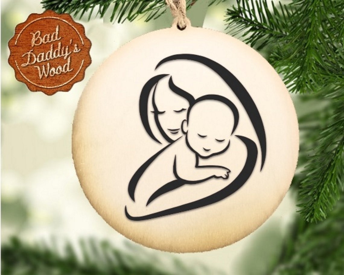 Mother and Child Ornament New Mom Ornament First Time Mother Etsy
