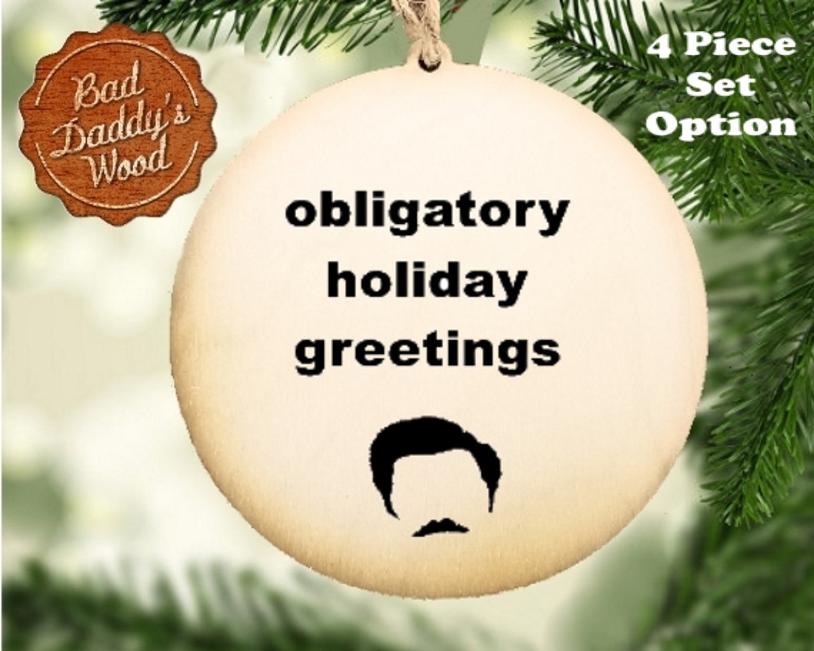 Ron Swanson Holiday Ornament Parks And Recreation Christmas Ornament ron-swanson-holiday-ornament-parks-and-recreation-christmas-ornament