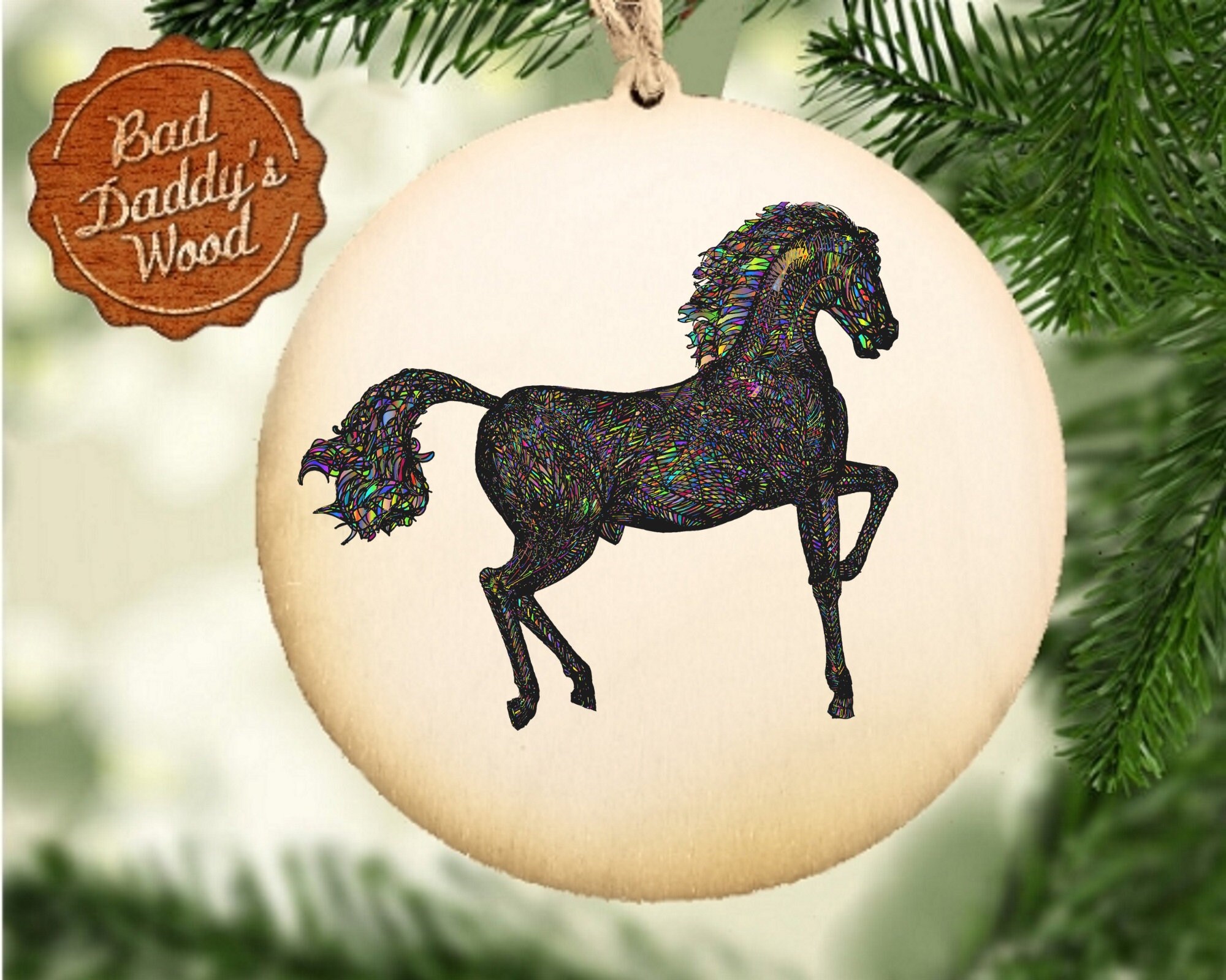 Horse Ornament Horse Christmas Ornament Holiday Gift for Horse | Etsy