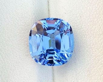Deep Blue Aquamarine Gemstone, Loose Aquamarine Ring Gemstone, Faceted Aquamarine Cut Stone, Flawless Aquamarine Santa Maria Jewelry, 5.2 CT