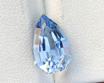 Light Blue Aquamarine Stone, Pear Shape Aquamarine Gemstone, Loose Aquamarine For Jewelry, Santa Maria Aquamarine March Birthstone, 5.05 CT