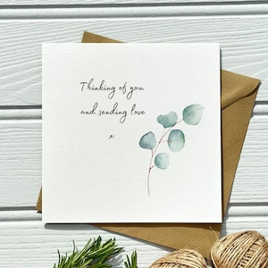 Sympathy Card, Thinking Of You Card, Bereavement Card, Sorry For Your Loss Card, Condolence Card,