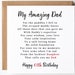 65th Birthday Card for Dad Happy 65th Birthday Dad From Daughter ...