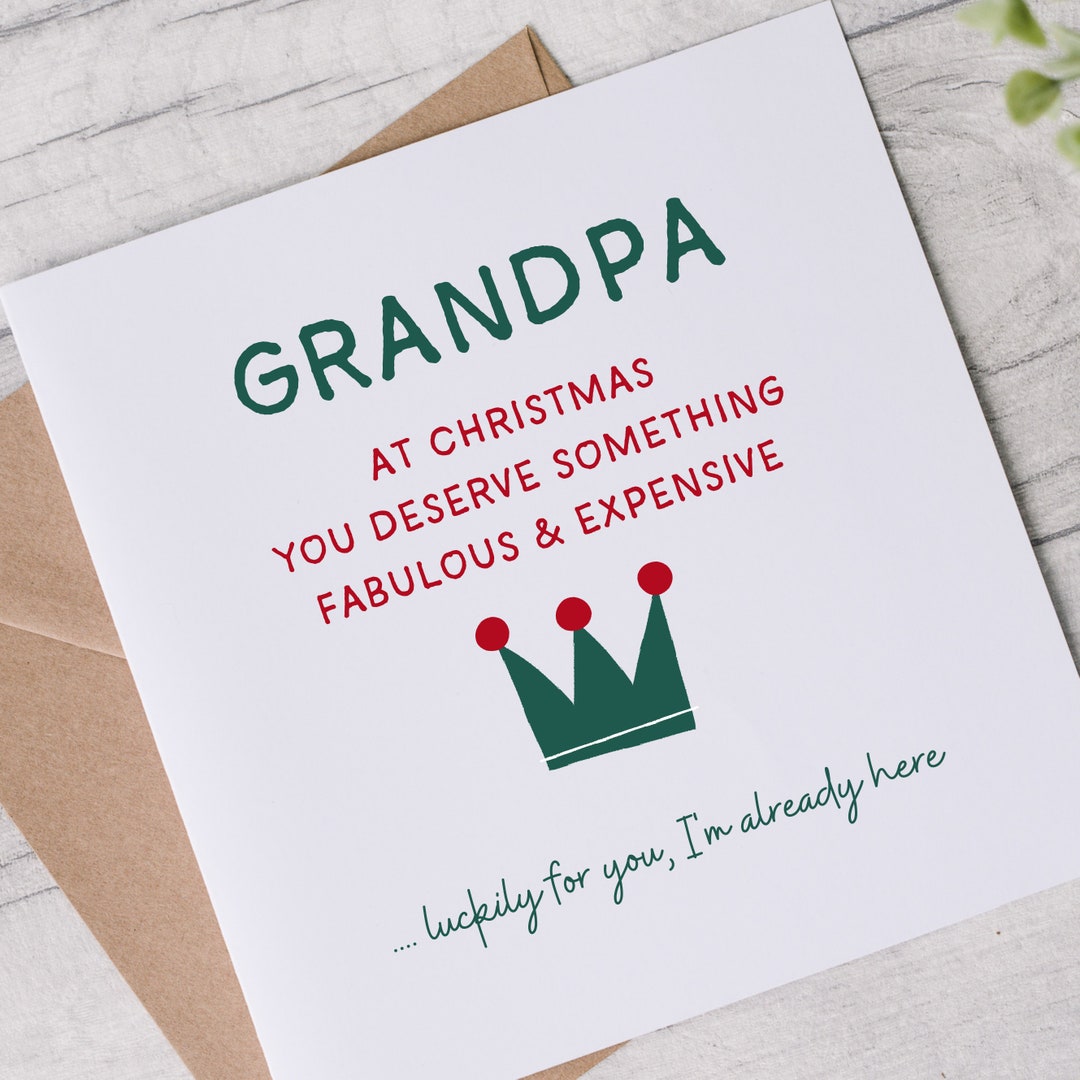 Grandpa Christmas Card 