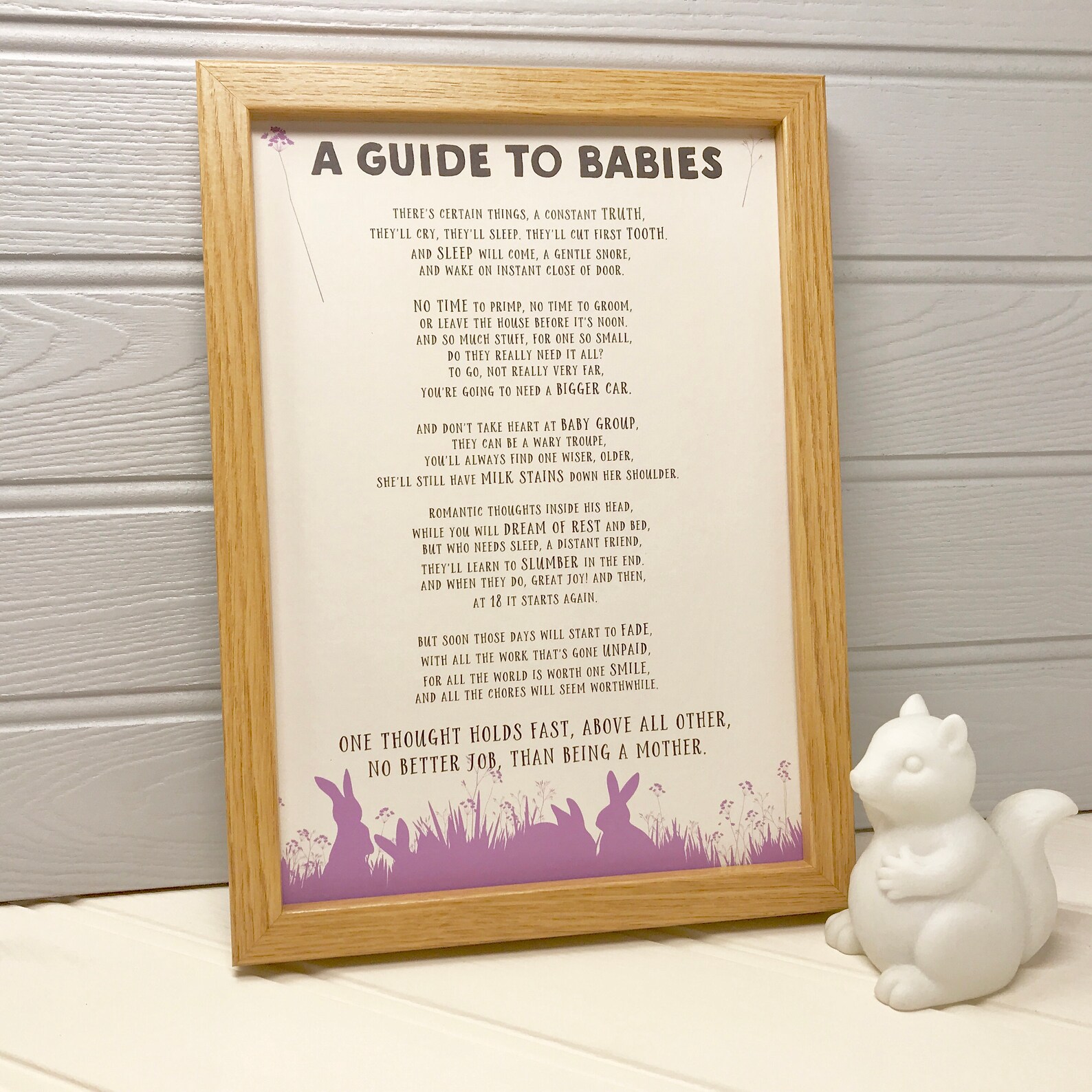 Baby Poem New Baby Gift Baby Shower Gift New Parents Etsy