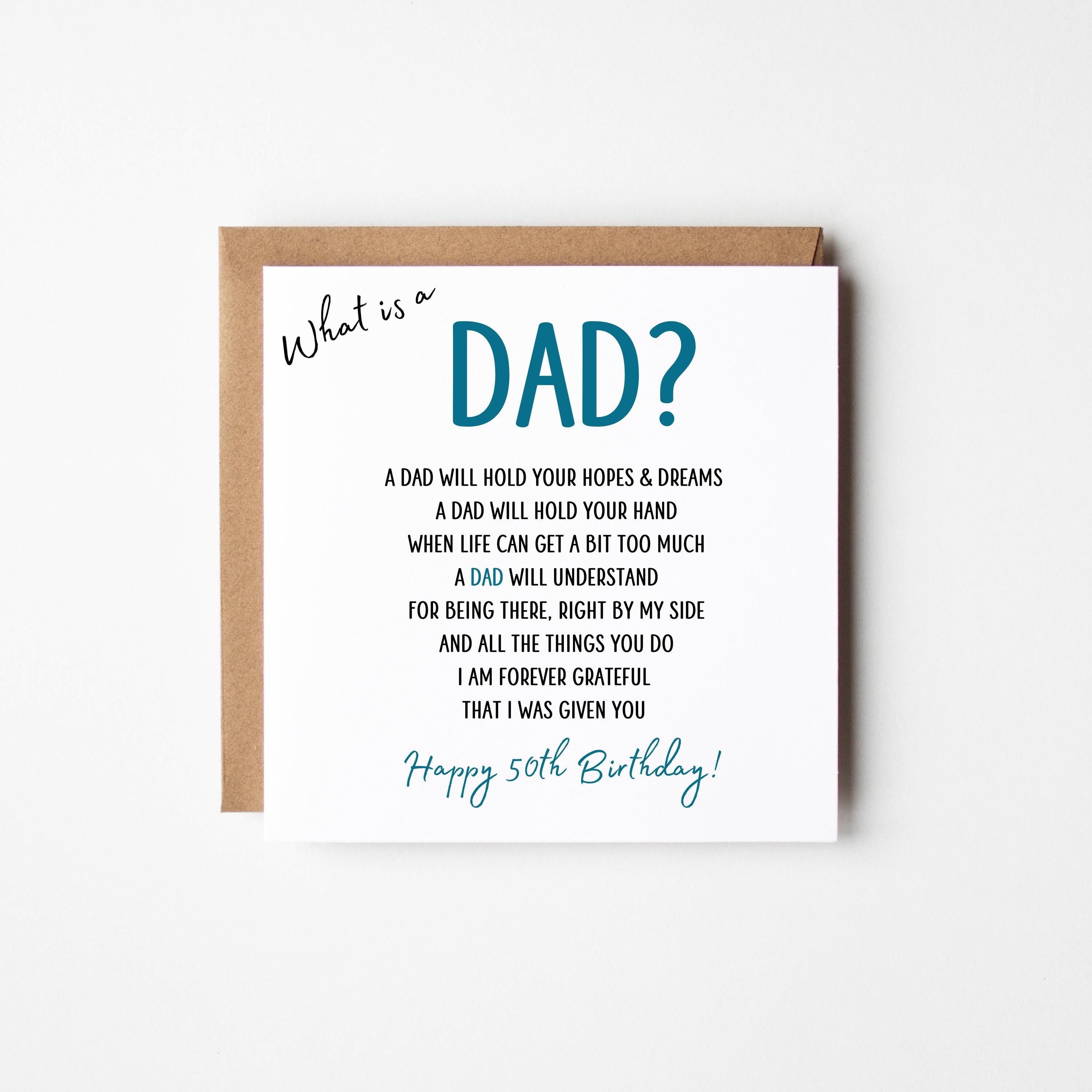 From Daughter Things To Get Your Dad For His 50th Birthday Last