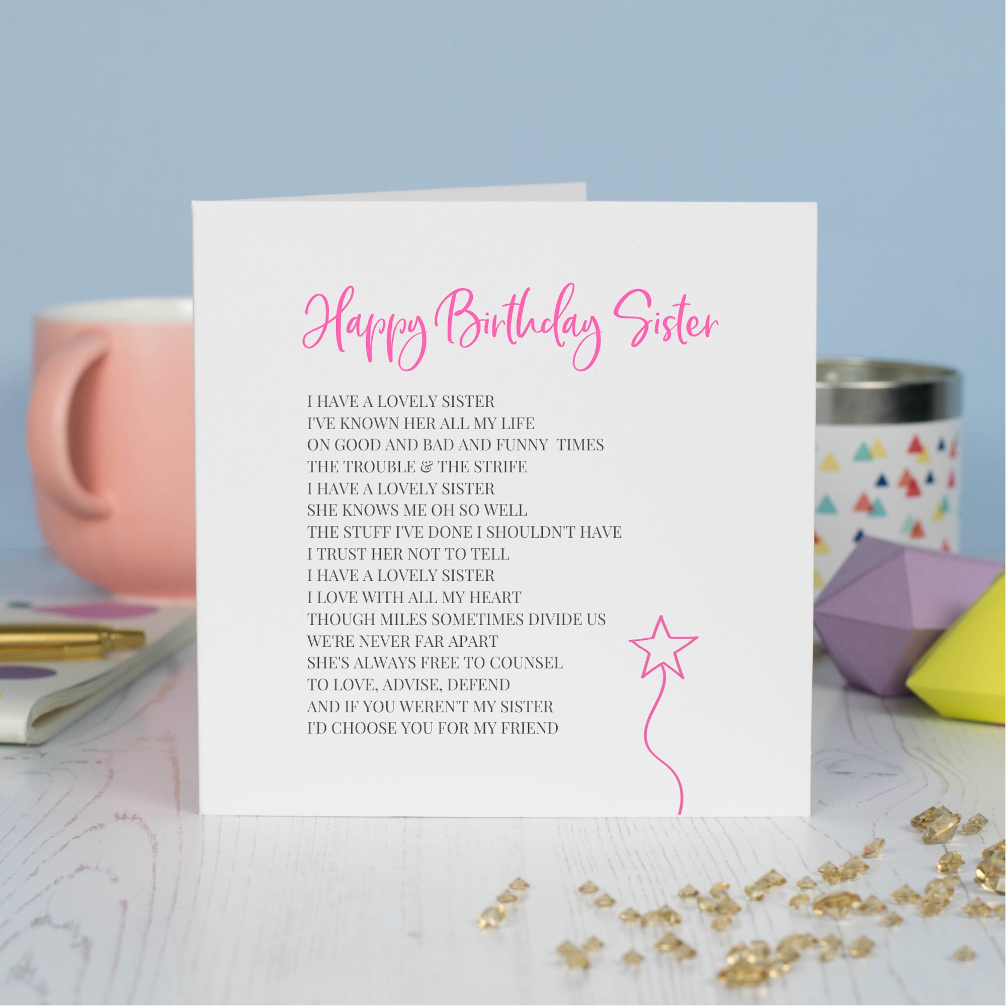 Poem for Sister - Etsy UK Poem for Sister - Etsy UK