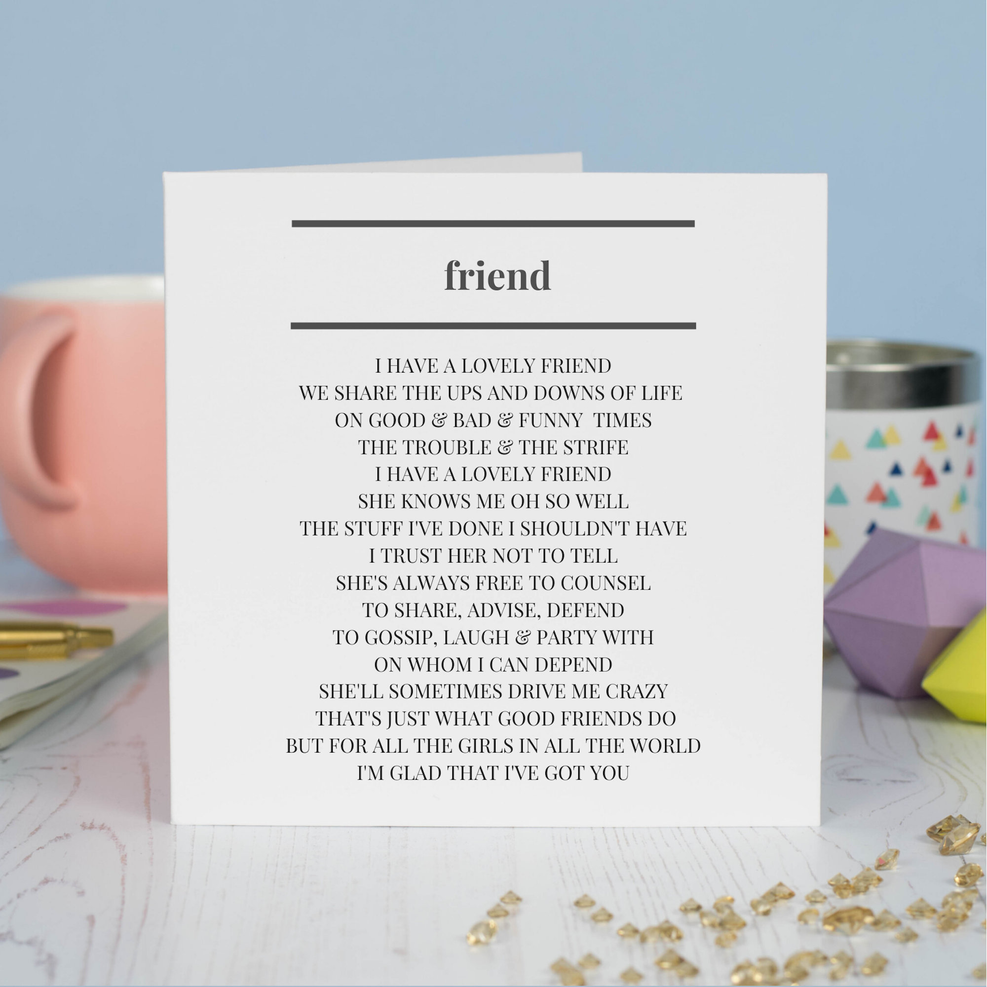 Buy Friendship Poem Funny Friend Card Shmuncki Online in India - Etsy Buy Friendship Poem Funny Friend Card Shmuncki Online in India - Etsy
