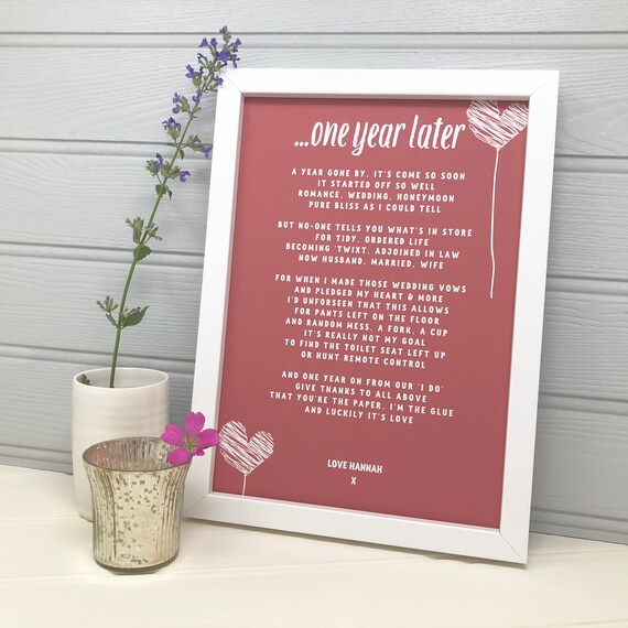 what to get husband on first anniversary