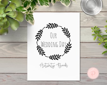 Wedding Kids Activity Book and Coloring, Wedding Kids Table Activities, Coloring Book Childrens Activity Sheets, Kids Maze, TG00 TH00