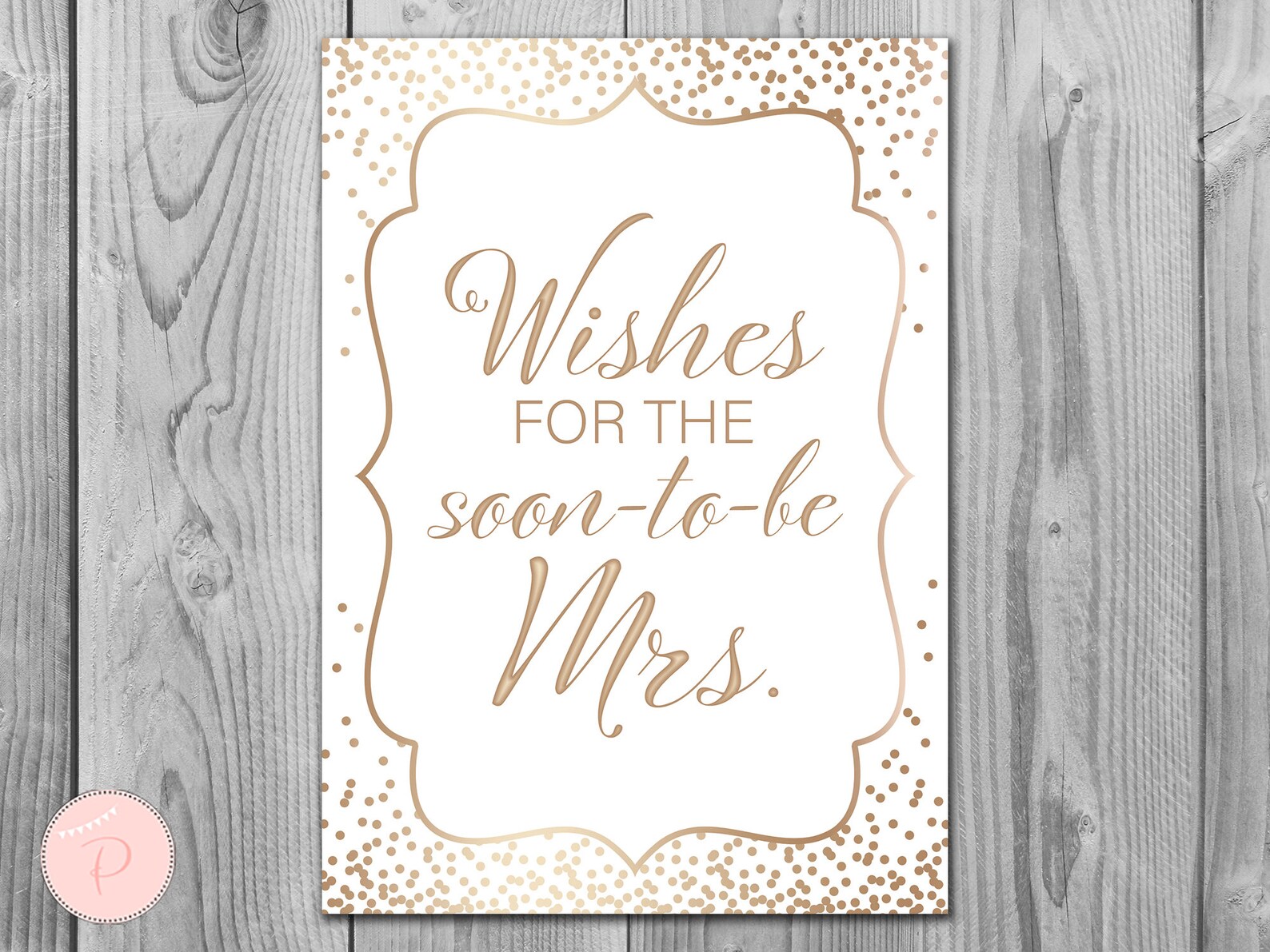 Wishes for the Bride to be Card Wishes for the Soon to be Etsy