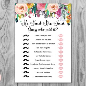 How well do you know the Bride game, Who knows the bride best, Engagement Game, Bridal shower Game Printable, Instant Download WD70 TH15