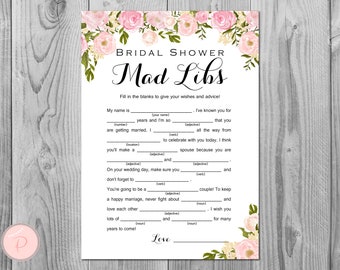 Pfingstrosen Brautparty Mad Libs, Hochzeit Rat Karten, Hochzeit Mad Libs, Brautdusche Mad Libs, Braut Mad Libs, Mad Lib Rat WD67 TH13