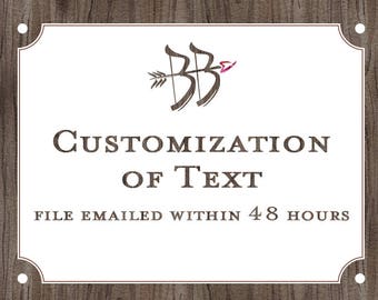 1 x Customization of Text Listing