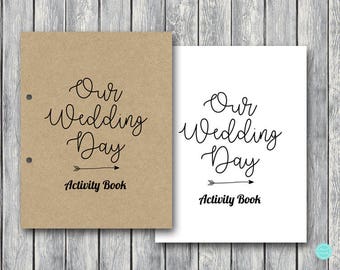 Wedding Activity Book and Coloring for Kids, Wedding Kids Table Activities, Wedding Kid Coloring, Childrens Sheets Download, Kids Maze TG08