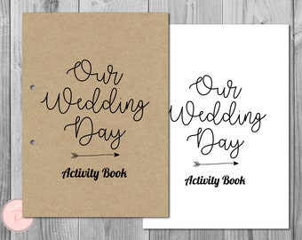 Wedding Kids Activity Book and Coloring, Wedding Kids Table Activities, Wedding Coloring Book, Childrens Sheets Printable, Kids Maze TG08