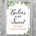 Greenery Sweet Treat Sign, Sweet Babies Sign, Baby Sign, Printable Sign ...