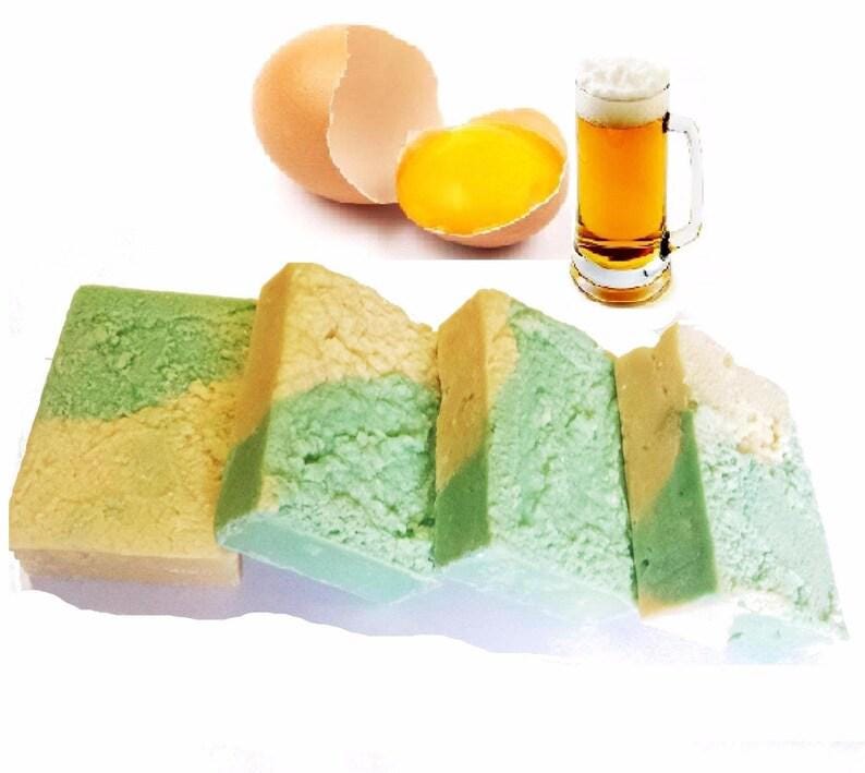 Beer & Egg Shampoo Bar Argan Oil, Natural Hair Care