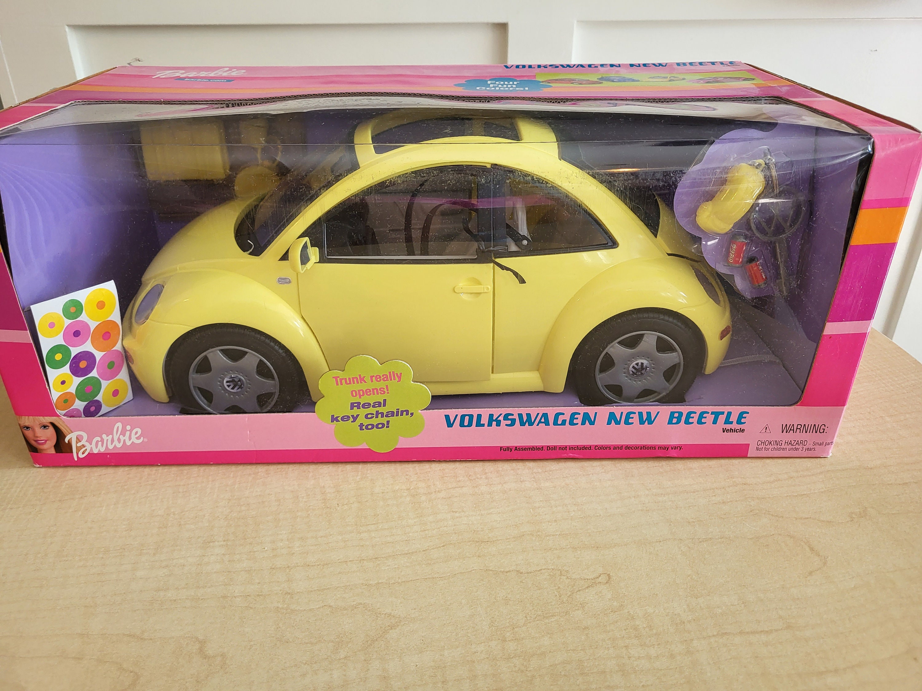 Barbie Yellow Volkswagen Beetle Year 2000 New in Box - Etsy