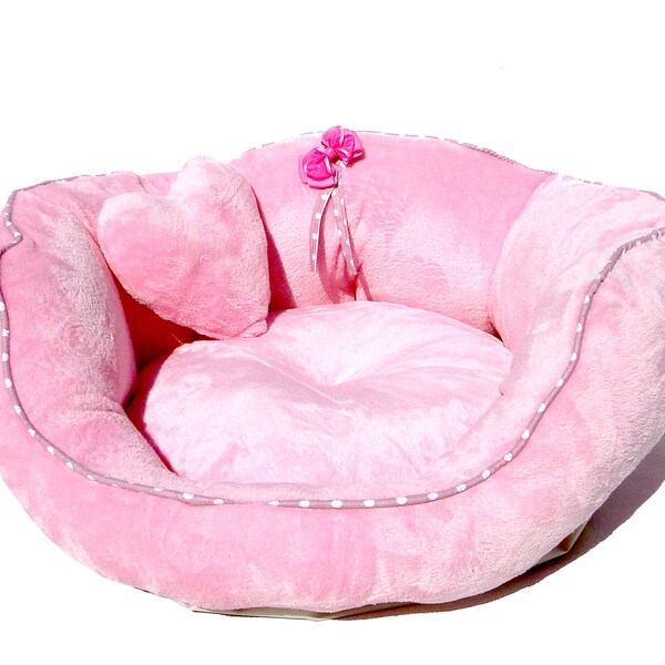Pink Dog Bed Etsy