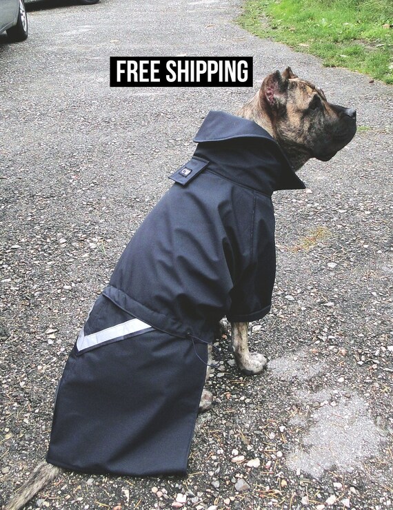 Large Dog Raincoat Winter coat EXPLORER Etsy