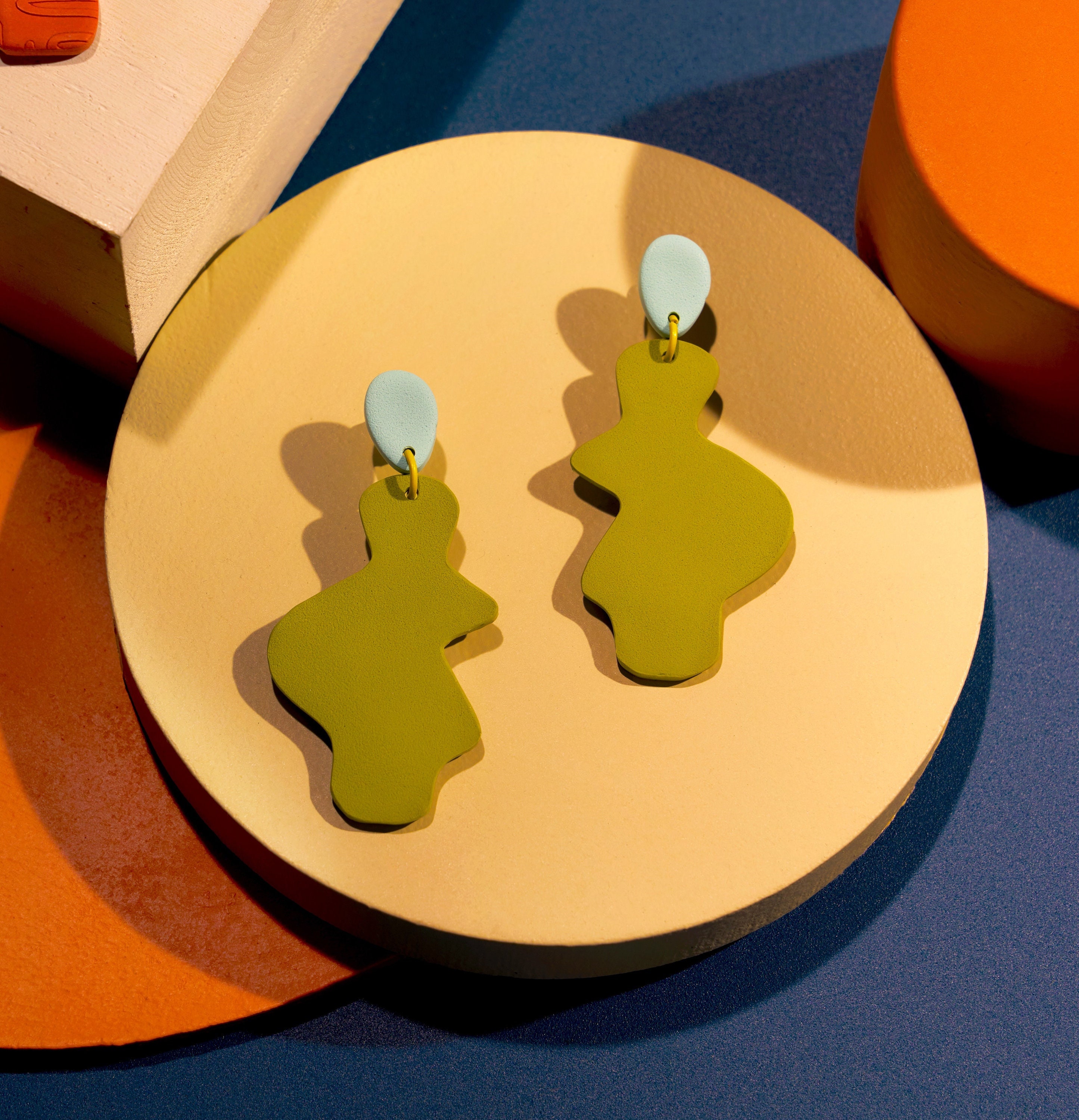 La Playa Earrings in Terracotta La Playa Earrings in Terracotta