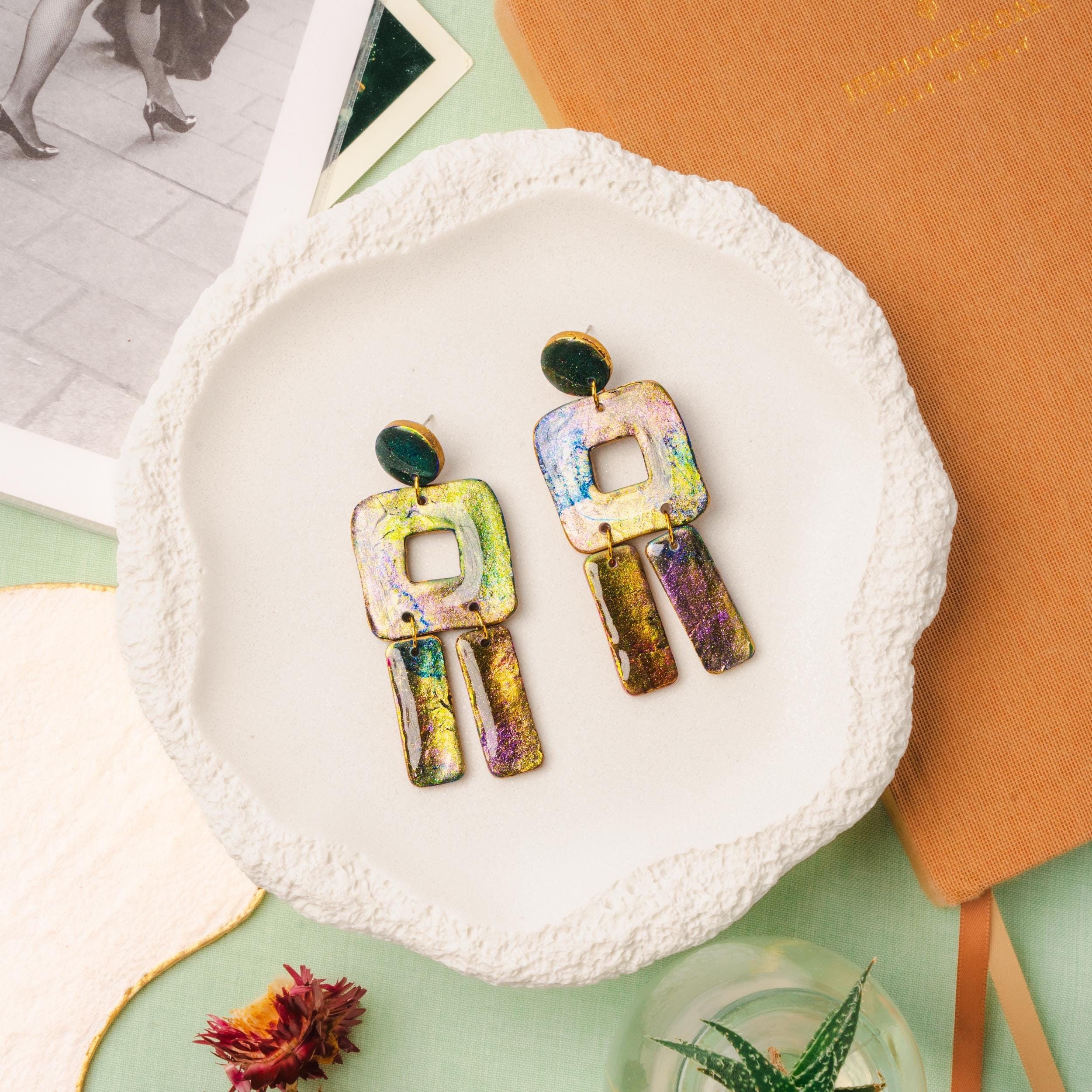 La Playa Earrings in Terracotta La Playa Earrings in Terracotta