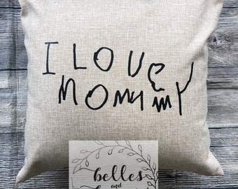 Personalized Handwriting Pillow